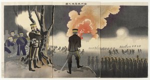  作： 小林清親