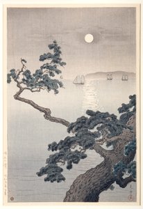 春の明石海岸