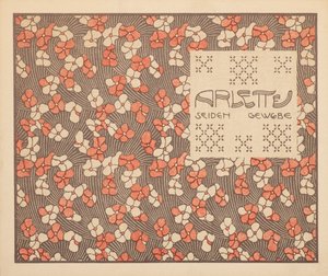 アルレットシルク生地、1901年。
