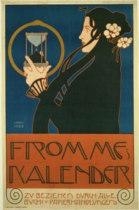 Frommesカレンダー、1903 作： Koloman Moser