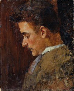 アーティストの義理の兄弟であるルドルフ・シュタインドルの若い頃の肖像画