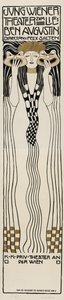 ユングウィナーシアターツムアルテンオーガスティン、1901年。 作： Koloman Moser