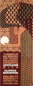 ウィーン分離派展のポスター、1902