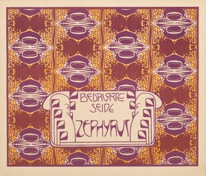 印刷されたシルク ゼファー、1901 年。 作： Koloman Moser
