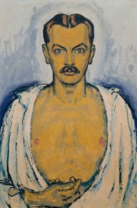 自画像 作： Koloman Moser