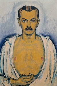 自画像、c。 1915年。 作： Koloman Moser