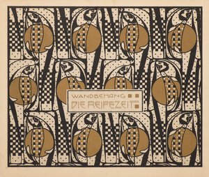 結実の時、1901年。 作： Koloman Moser