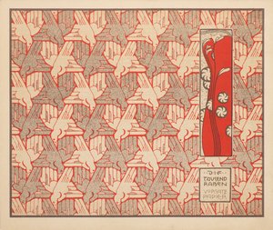 1000 羽のカラス、1901 年。 作： Koloman Moser