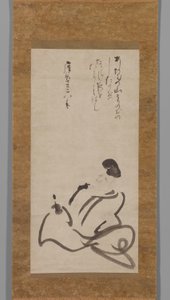 詩人人麿 作： Konoe Nobutada
