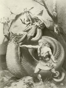 ジークフリート、アクトIIシーンvi（彫刻） 作： Konrad Dielitz