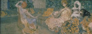 プーシキンによる詩「バフサライの泉」のイラスト、1907年 作： Konstantin Alekseevich Korovin