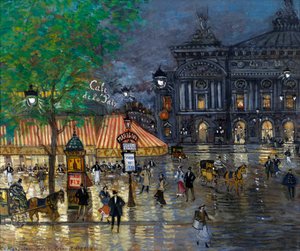 オペラ座、パリ 作： Konstantin Alekseevich Korovin
