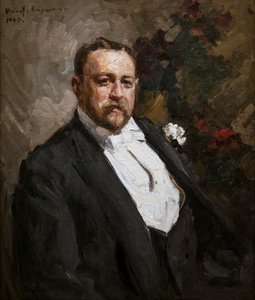 イワン・アブラモビッチ・モロゾフの肖像 作： Konstantin Alekseevich Korovin