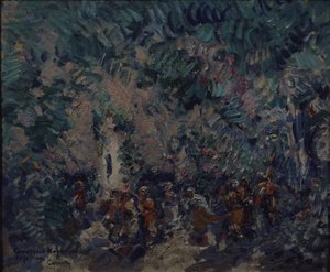 A.アダム作のバレエコルセアの舞台デザイン、1911年 作： Konstantin Alekseevich Korovin