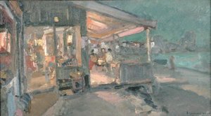クリミアの茶屋 作： Konstantin Alekseevich Korovin