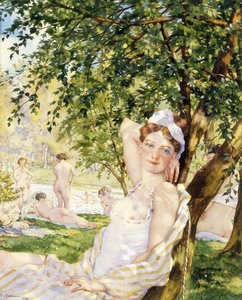 太陽の下で入浴者 作： Konstantin Andreevic Somov