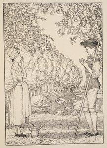 幸せな合意、1918 作： Konstantin Andreevic Somov