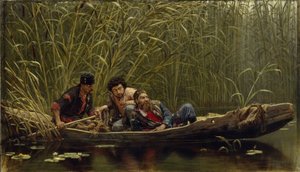 怪しげな男性、1882 作： Konstantin Apollonovich Savitsky