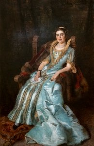 Varvara Alekseevna Morozovaの肖像 作： Konstantin E Makovskij
