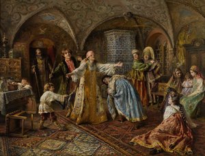 盲人のはったり。 作： Konstantin Egorovich Makovsky