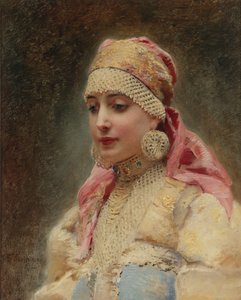 ボイヤーズ妻 作： Konstantin Egorovich Makovsky