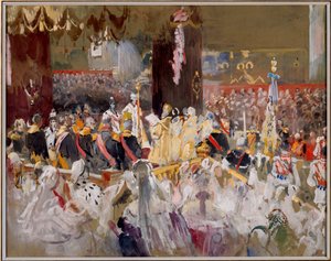 被昇天大聖堂での皇帝ニコラス 2 世の戴冠式） 作： Konstantin Egorovich Makovsky