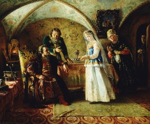 はじめに、1868 作： Konstantin Egorovich Makovsky