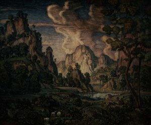 クラシックな風景 作： Konstantin Fedorovich Bogaevsky