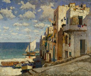 フィッシャーマンズ ロード、カプリ島 作： Konstantin Ivanovich Gorbatov