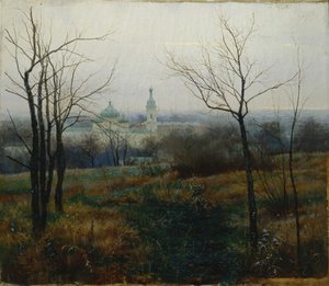 秋は終わった、1887 作： Konstantin Konstantinovich Pervukhin