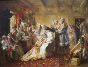 ロシアの花嫁の服装