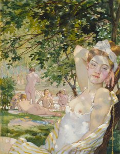 太陽の下の水浴客（1930年 作： Konstantin Somov
