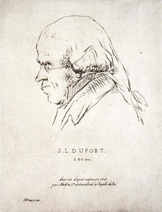 80歳のジャン＝ルイ・デュポール（1749-1819）（エッチング