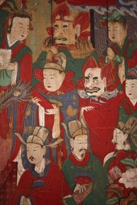 地獄の6番目の王、ビョンソン（詳細）、1798 作： Korean School