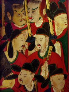 第6代王の肖像画の詳細（Danjong 作： Korean School