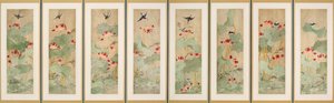 蓮の花と鳥 作： Korean School