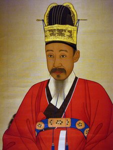 イ・ヘウン（または「シバク」）の肖像 作： Korean School