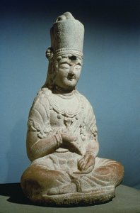 韓国・漢城寺の菩薩坐像 作： Korean School