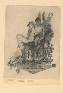 István Luszt には ex libris があります 元演劇博士。 István Lustig (オブジェクトのタイトル)
