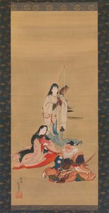 伝説の神功皇后、19世紀半ば。 作： Kosai Hokushin