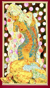 黄金のマーメイドの女神