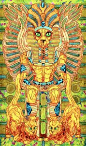 力強いエジプトの神 作： Kostyantin Malginov