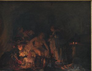 刑務所で検査を受けるレオノーラ・クリスティーナ 作： Kristian Zahrtmann