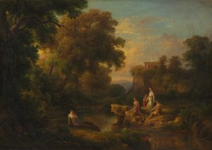 ダイアナと彼女のニンフ、1853年。