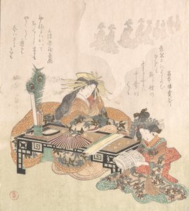 新年の行列を夢見る宮廷女官（1814年