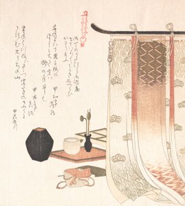香道用屏風・道具類 19世紀