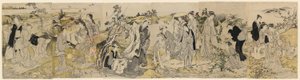 六珠川を描いた六面祭壇画より野田珠川 作： Kubo Shunman