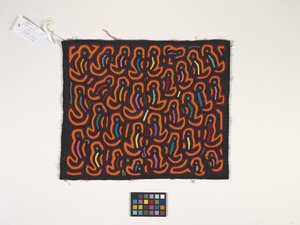 シャツパネル（モーラ）（写真） 作： Kuna Indian Culture