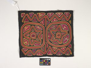 シャツパネル（モーラ）（写真） 作： Kuna Indian Culture