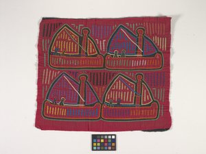 シャツパネル（モーラ）（写真） 作： Kuna Indian Culture